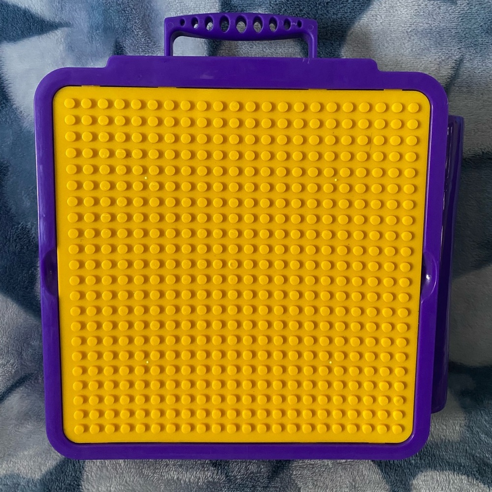 Blokko Building Bricks Case with Handle and Storage Compartment